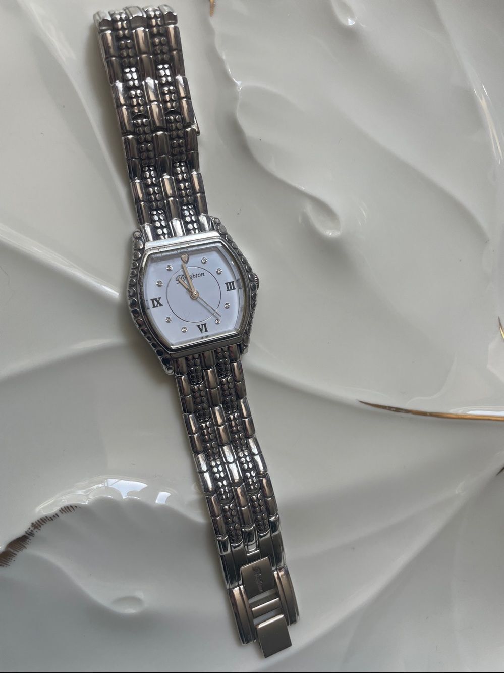 ♥️ Brighton Women's Silver Roman Numeral Watch - Picture 6 of 11